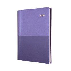 Collins Vanessa Diary A6 Day To Page Purple 