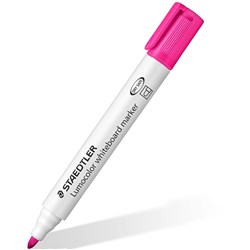 Staedtler 351 Lumocolor  Whiteboard Marker Bullet 2mm Bright Pink Box Of 10