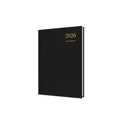 Collins Essential Appointment Diary A5 Day To Page Black 