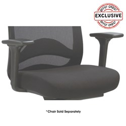 Buro Arms Rest For Vela Chair Set Of 2 Black