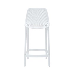 Rapidline Cast Bar Stool 650mmH Polypropylene White 