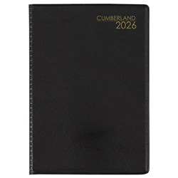 Cumberland Pocket Diary A7 Week To View Black 