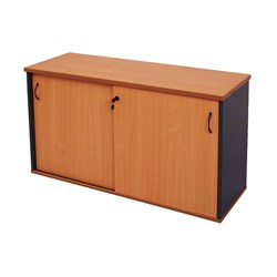 Rapidline Credenza Sliding Doors 1200W x 450D x 730mmH  Cherry And Ironstone