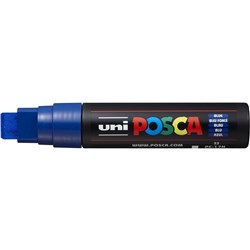 Uni Posca PC-17K Paint Marker Extra Broad 15mm Chisel Tip  Blue
