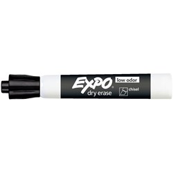 Expo Dry Erase Whiteboard Marker Chisel Black  